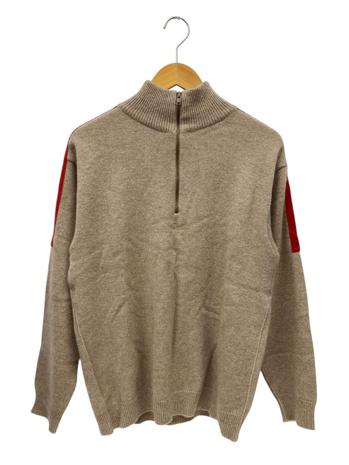 ETRO (エトロ) カシミア100％ ハイネック ハーフジップ ニット プル