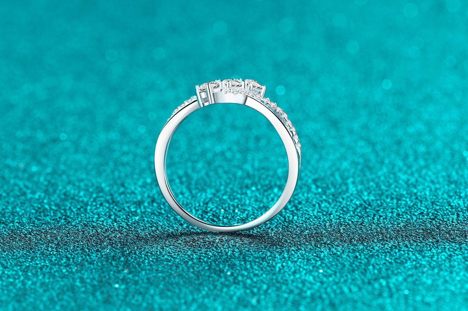 リング 指輪 モアサナイト 0.415ct シルバー925 人工