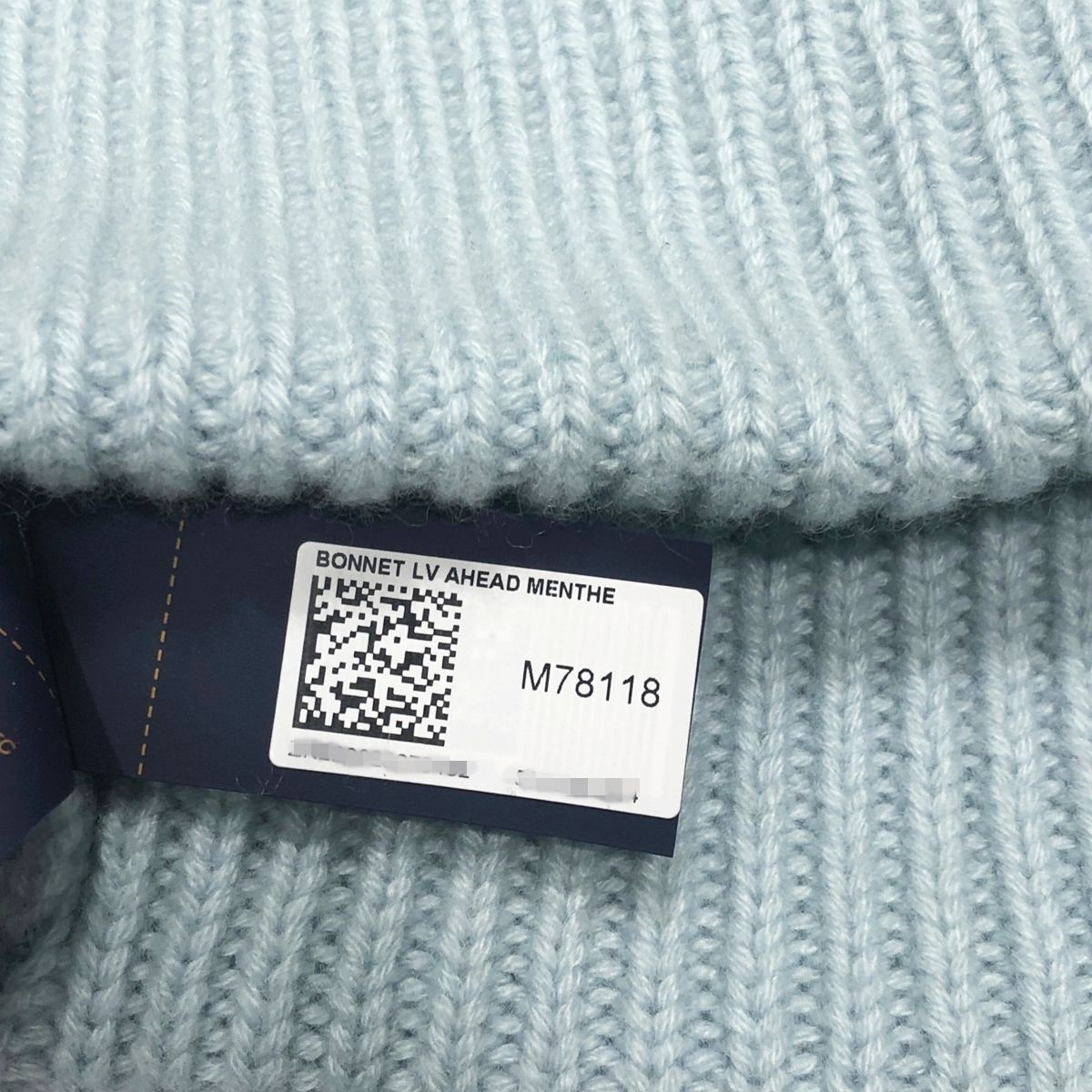 中古】 LOUIS VUITTON ルイ・ヴィトン ビーニー・LV アヘッド M78118