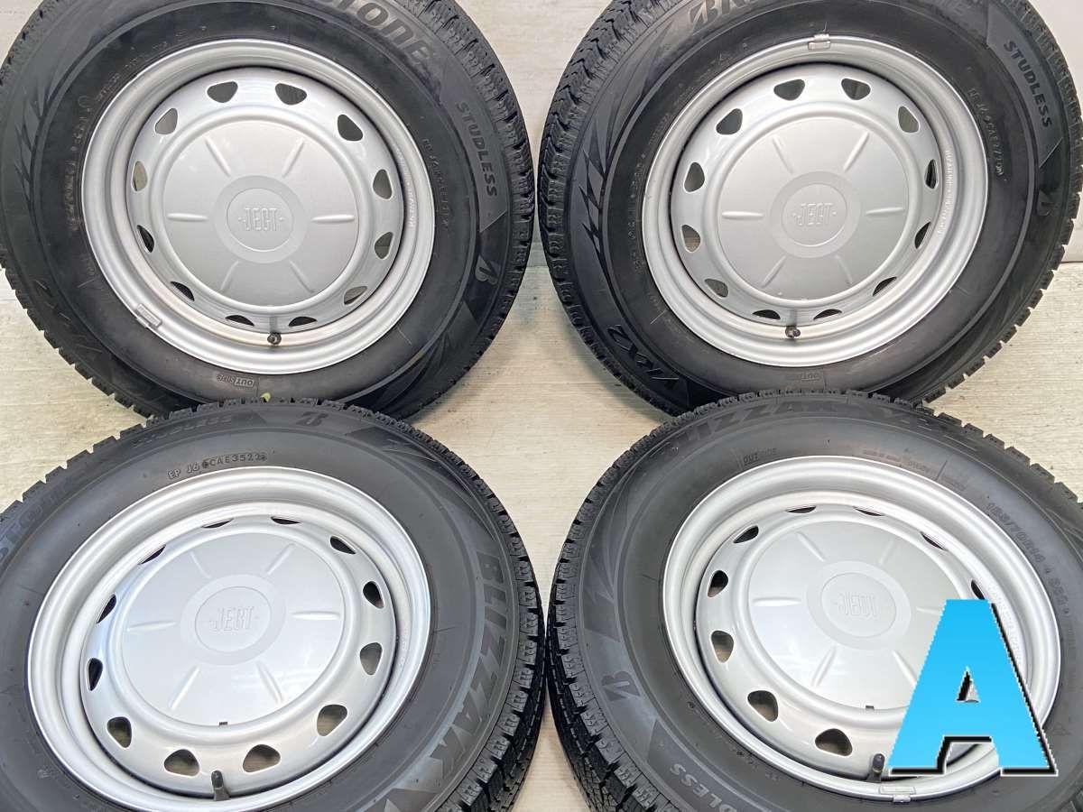 185/70R14  nブリヂストン ブリザック VRX2 n　 JECT VK n14x5.5  100/114.3-4穴 n中古タイヤ スタッドレスタイヤ ホイールセット 4本セットn w14240216130