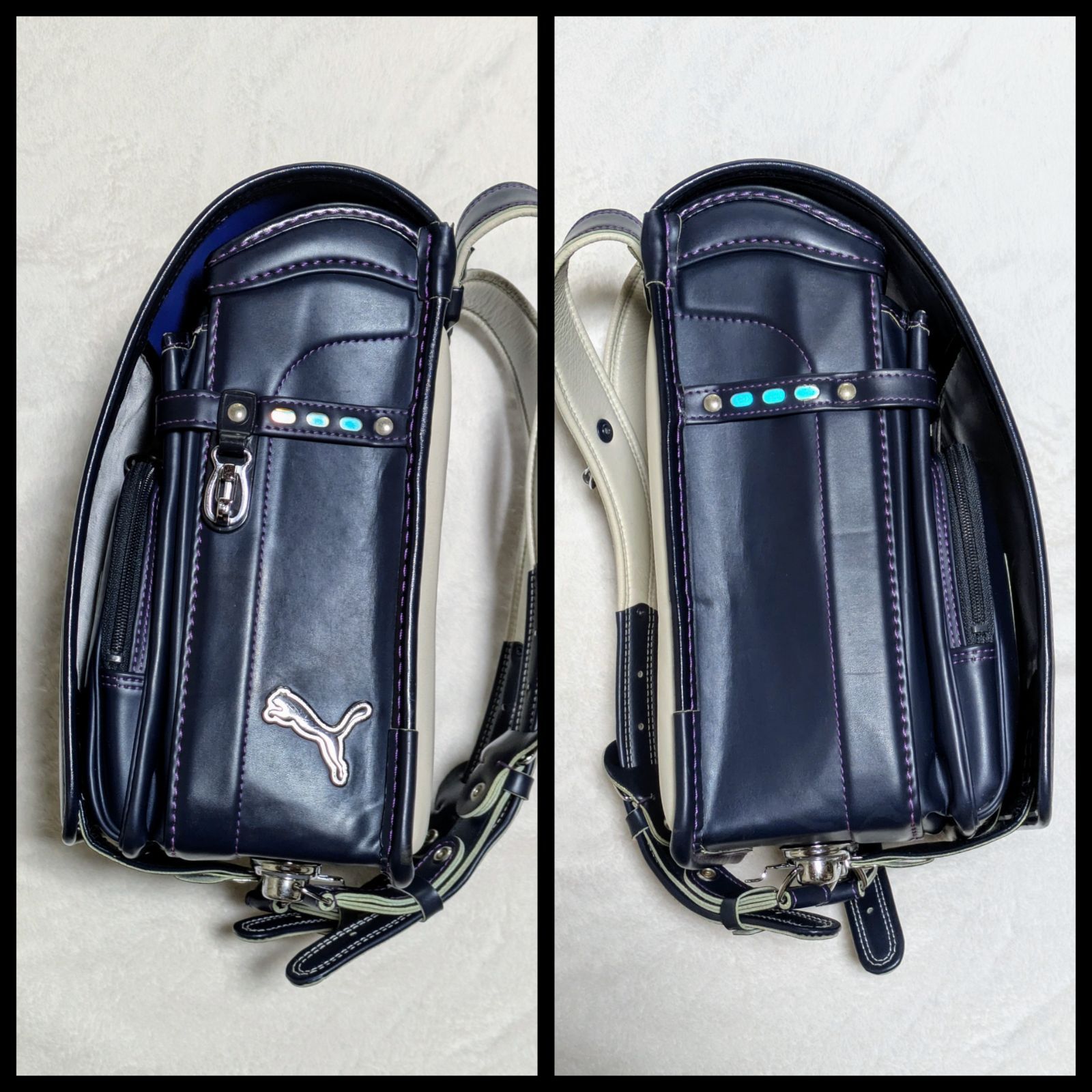 セイバン プーマ PUMA ランドセル 男の子 かっこいい 青 紺 ブルー