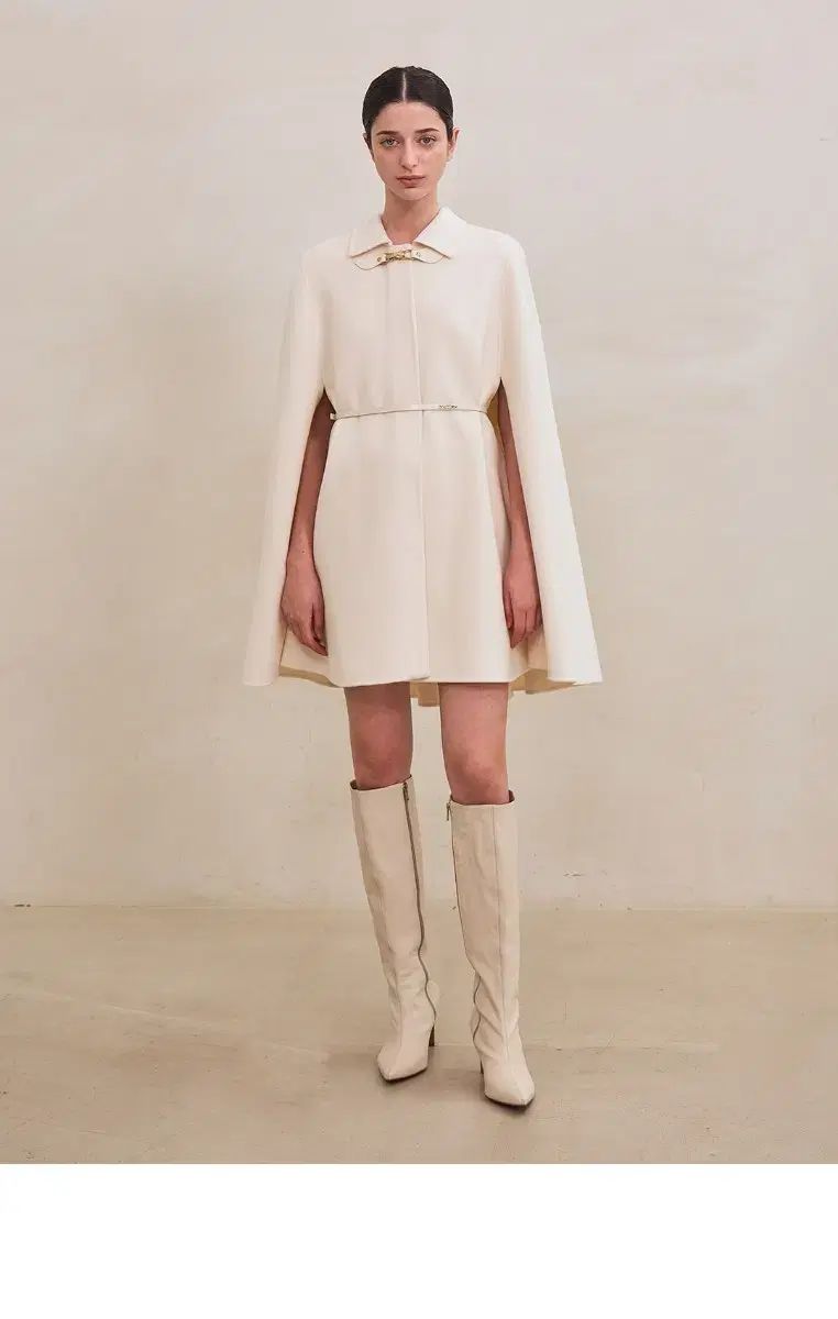 GRACE U グレースユー メリーショールコート アイボリー