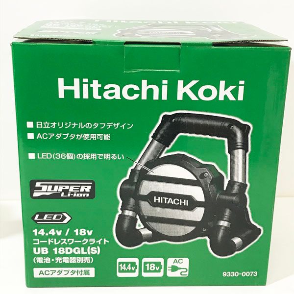 日立工機 【未使用】HITACHI KOKI コードレス ワークライト 14.4V/18V 