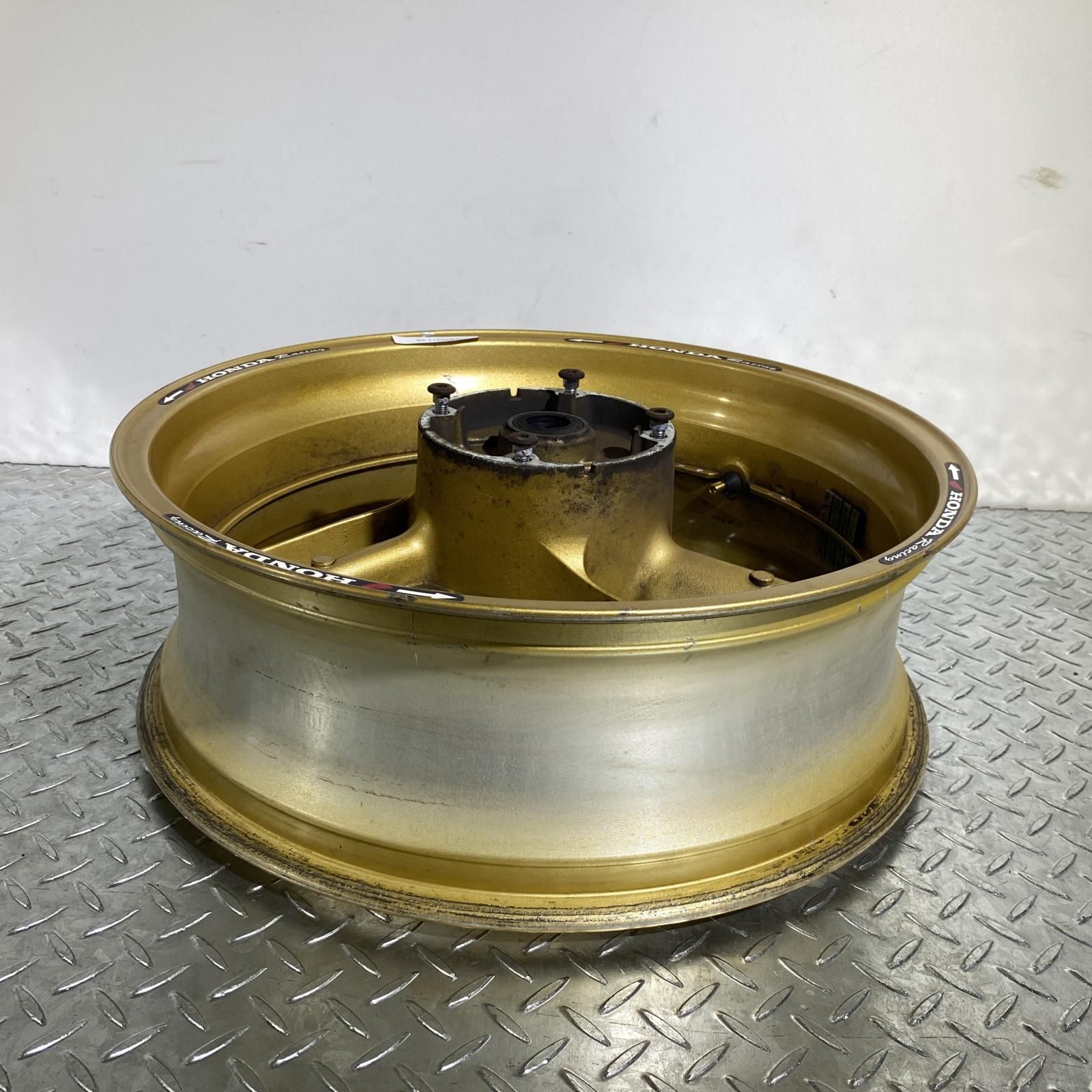 kj様専用 トリッカー250 前後ホイールタイヤセット オレンジ 後輪