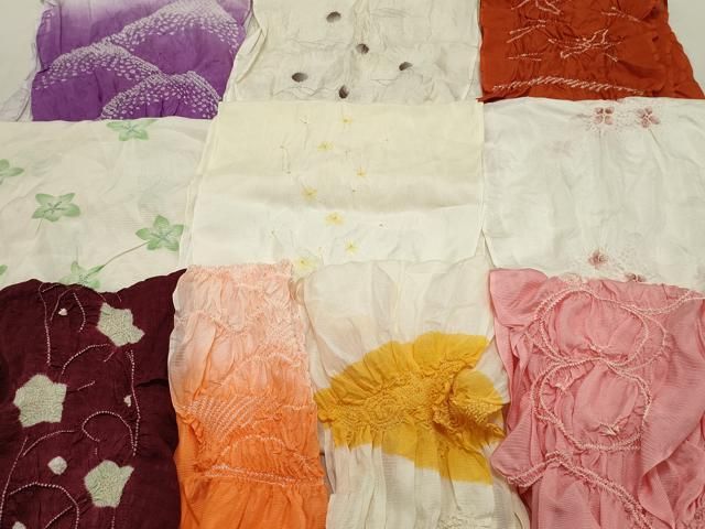 平和屋着物＊夏物 和装小物 帯揚げ10枚 全て正絹 逸品 DAAP5258by  