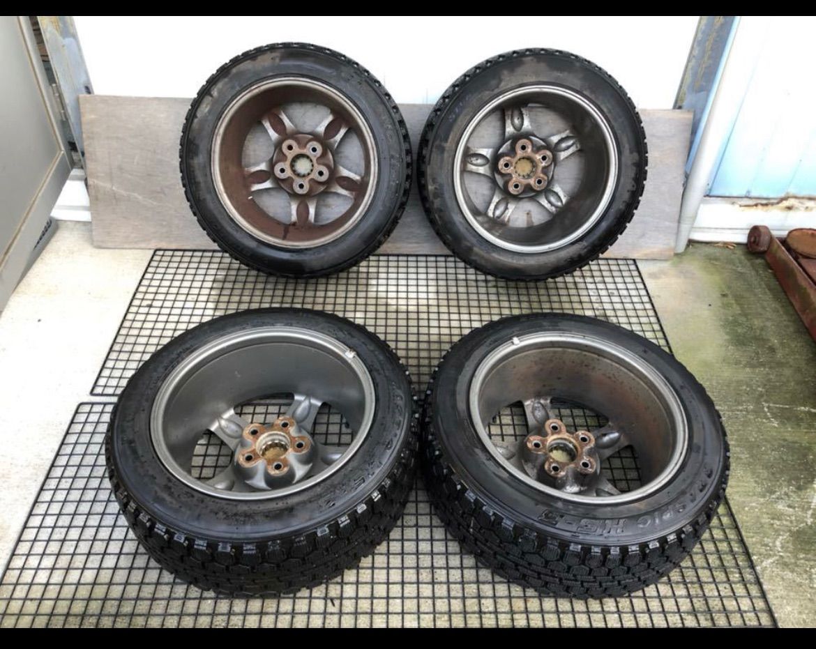 日産 GT-R R32 純正 8J+30 16インチ タイヤホイール 4本セット