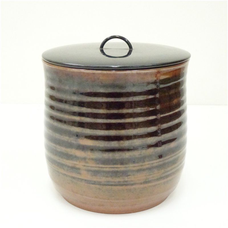 加藤藤山造 古瀬戸水指 共箱 水指し 茶道 茶道具 おしゃれ 水差し 抹茶 インテリア 茶器 水器 お茶 骨董 茶会