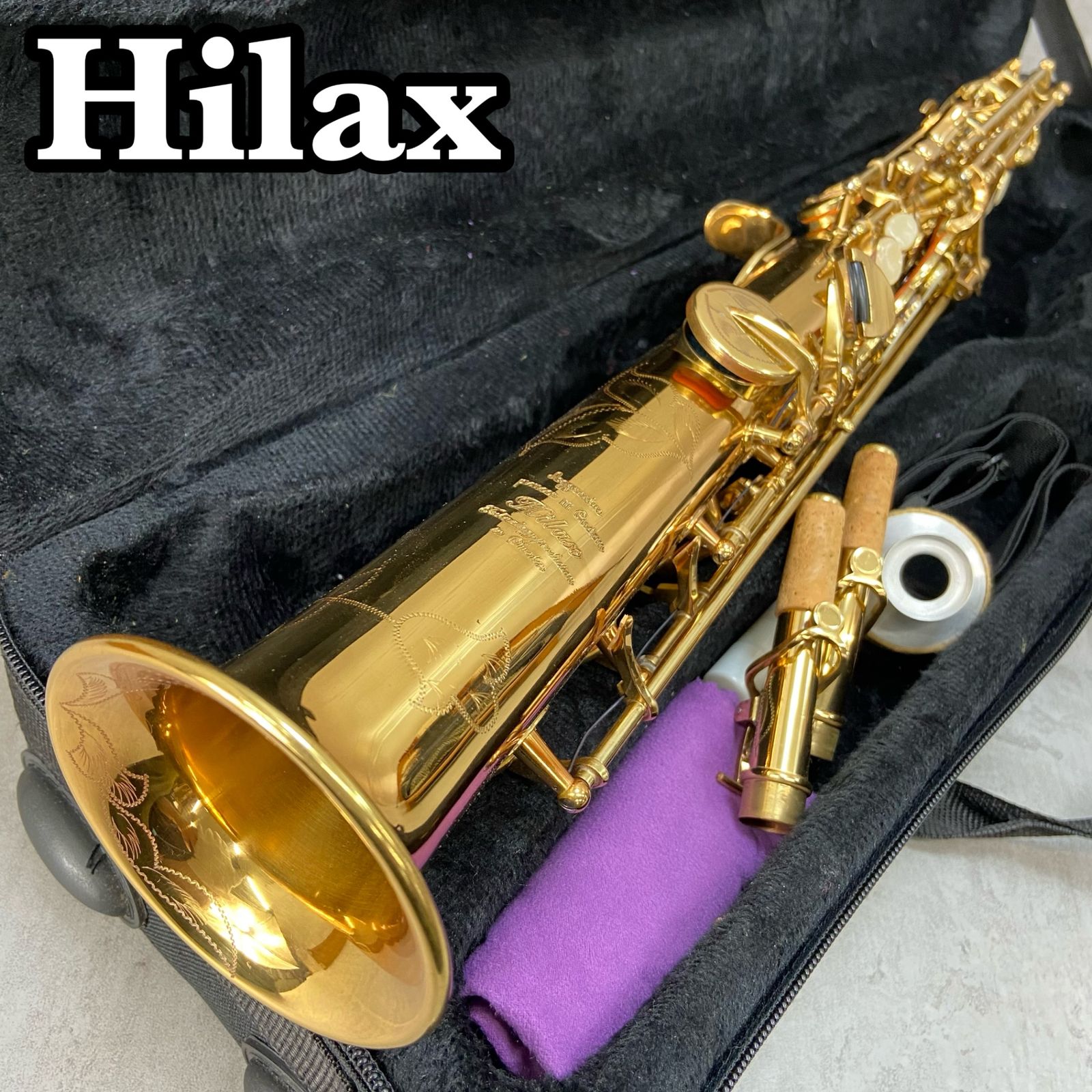 アンティグア アルトサックス ゴールドラッカー 純正ハードケース 台湾