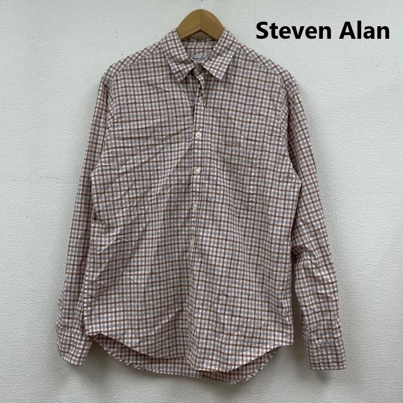 Steven Alan スティーブンアラン シャツ、ブラウス 長袖 オーガニックコットン チェック リバースシーム シャツ 長袖  1211-218-6311 - メルカリ