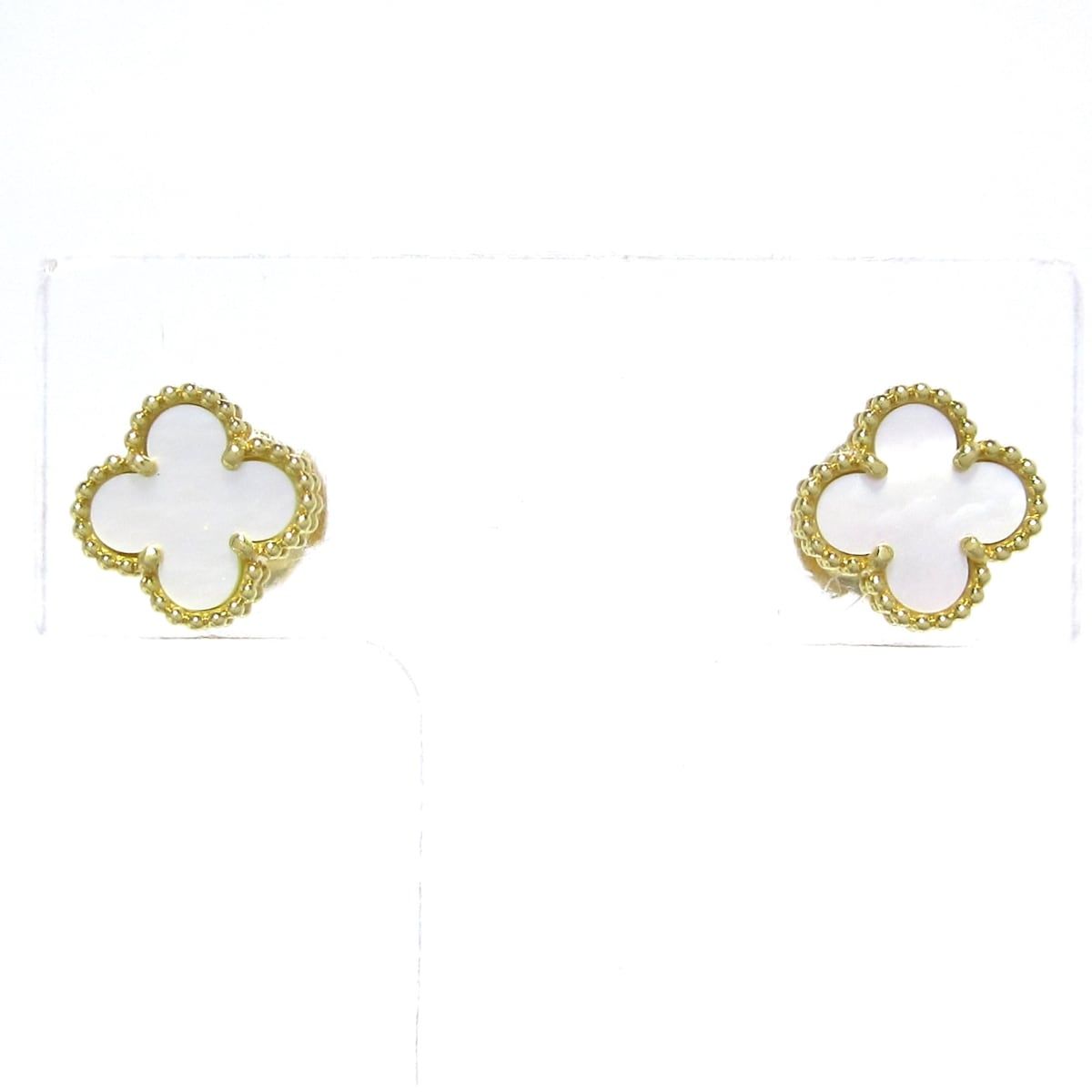 VanCleef - Arpels ヴァンクリーフ-アーペル ピアス スウィートアルハンブラ VCARA44800 K18YG×マザーオブパール