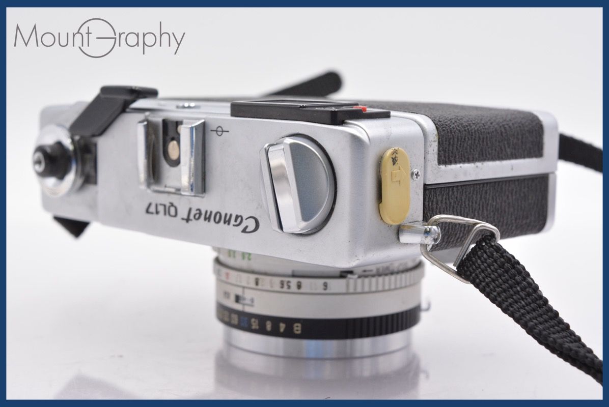★　Canon Canonet QL17GⅢ　★ ☆良品☆ キヤノン Canon Canonet QL17 G-III 40mm F1.7 同梱可