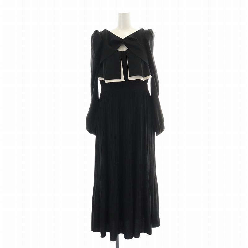 HerLipto ワンピース　ブラック Her lip to - herlipto Opera Midi Dress Black S ワンピース黒の通販