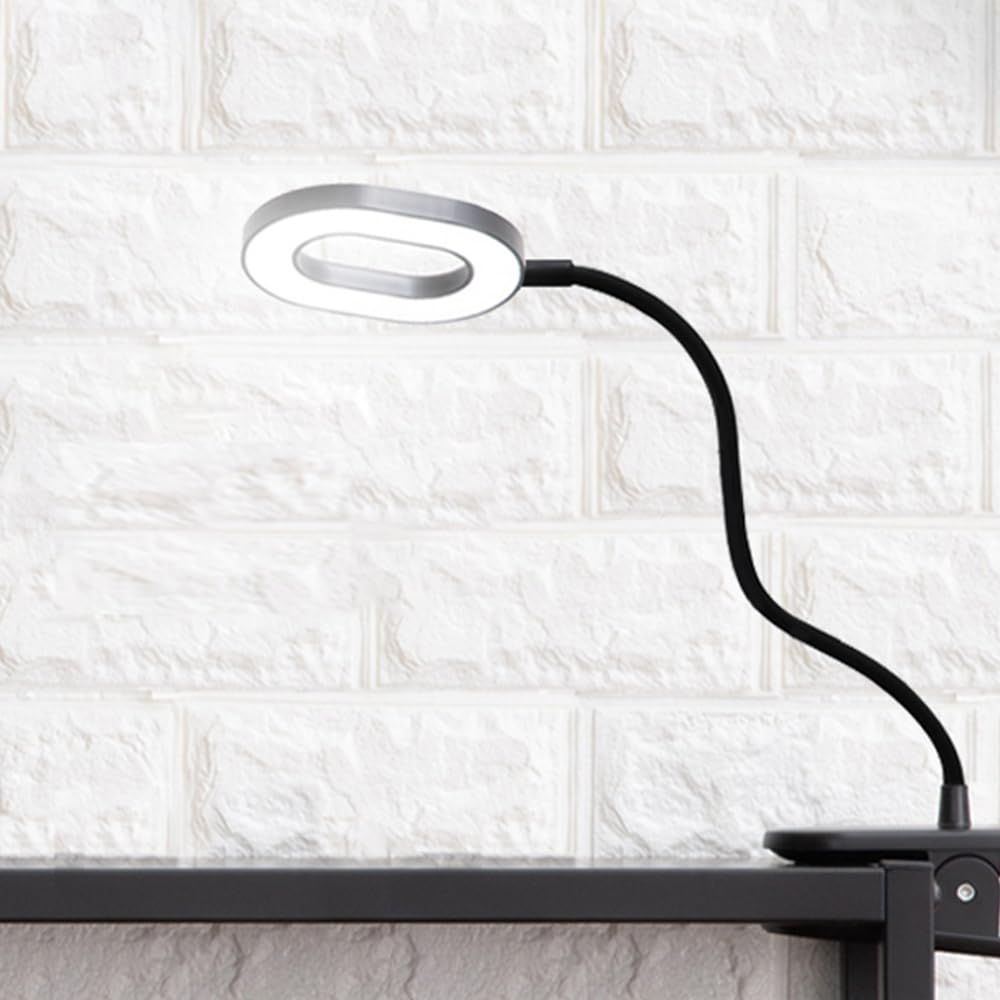 【数量限定】アイリスプラザ LEDデスクライト クリップライト 壁取付可能 調光3段階 USB給電対応 簡単操作 角度調節可能 滑り止め付 省エネ 照明 PCL-E301-B ブラック