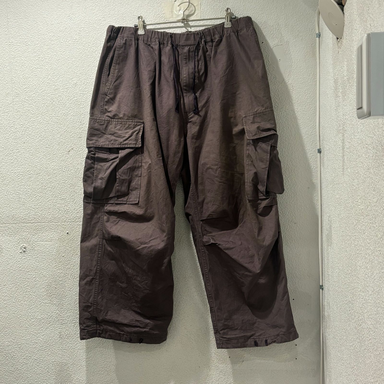 BlackWeirdos イージー カーゴパンツ 22SS L 【フォロー割】 Black Weirdos ブラックウィドー 22SS Easy Cargo Pants Navy