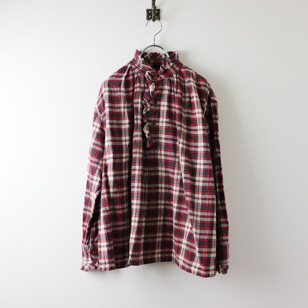 45R インドネルのタックフリルドレス 45R インドネルのタックフリルドレス