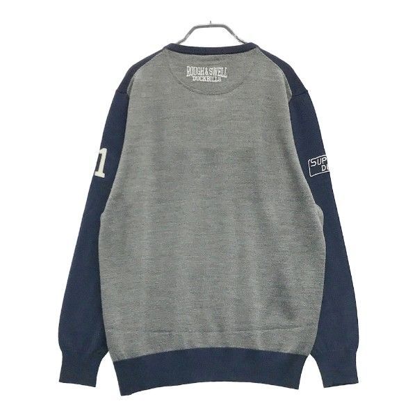 ROUGH-SWELL ラフアンドスウェル RSM-18208 Vネック長袖ニットセーター L 240101020211