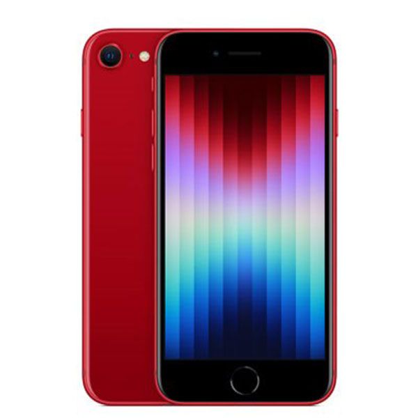 バッテリー90%以上 【中古】 iPhoneSE3 64GB RED SIMフリー 本体 A