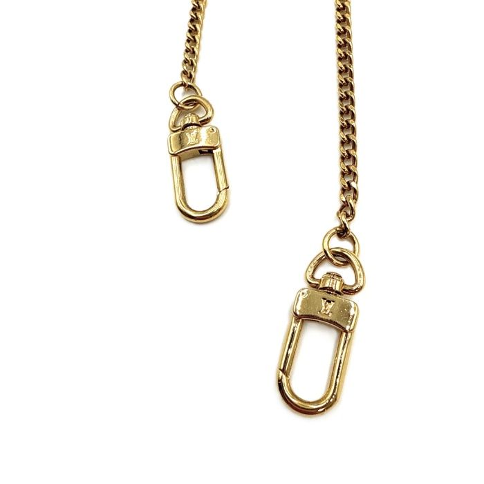 美品　LOUIS VUITTON　ルイヴィトン　ゴールド　ウォレットチェーン ルイヴィトン LOUIS VUITTON ウォレットチェーン 財布用 ロゴ ゴールド