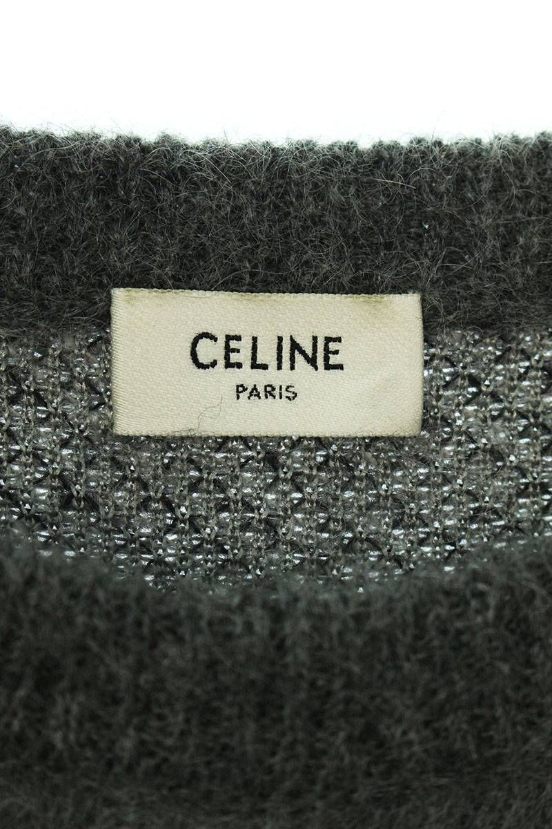 セリーヌバイエディスリマン 19AW 2A805382D アーガイルモヘアニット  