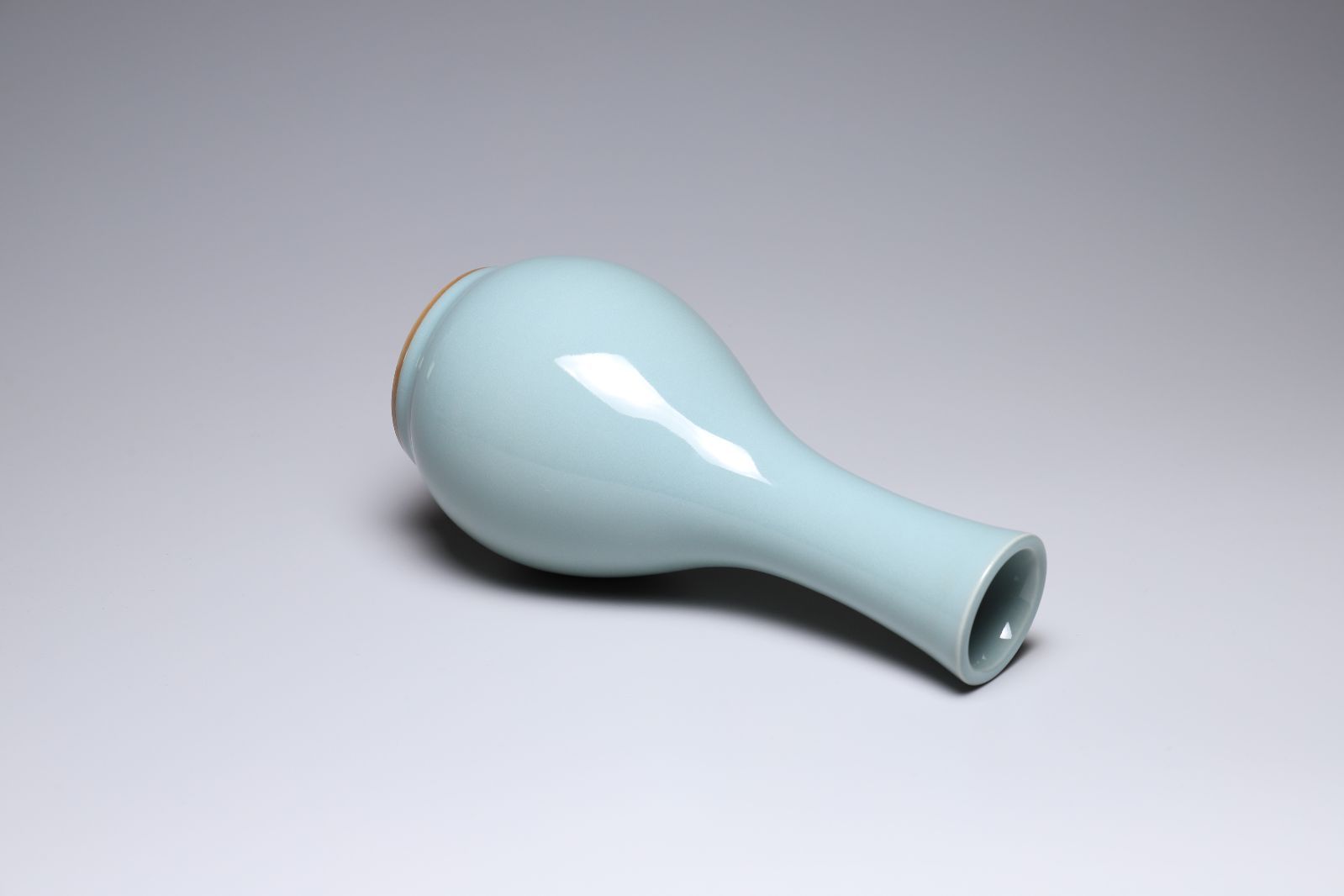 三代諏訪蘇山 青瓷花入 共箱 最高 青磁 京焼 名工 茶道具 【正一古美術】