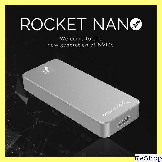 PC周辺機器 SABRENT 外付けSSD、SSD 1TB、USB 3.2 Gen 2 10Gb/秒、最大