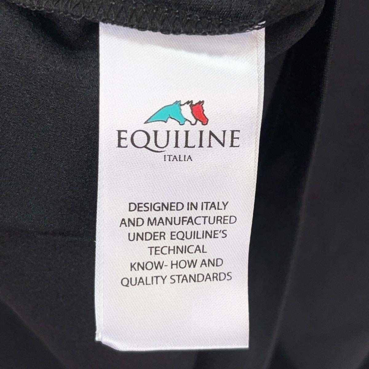【中古・未使用品】EQUILINE エクイライン DRILLA 長袖競技用 シャツ ハイネック S ブラック H00771 レディース 乗馬 馬術 未使用】EQUILINE エクイライン DRILLA 長袖競技用 シャツ