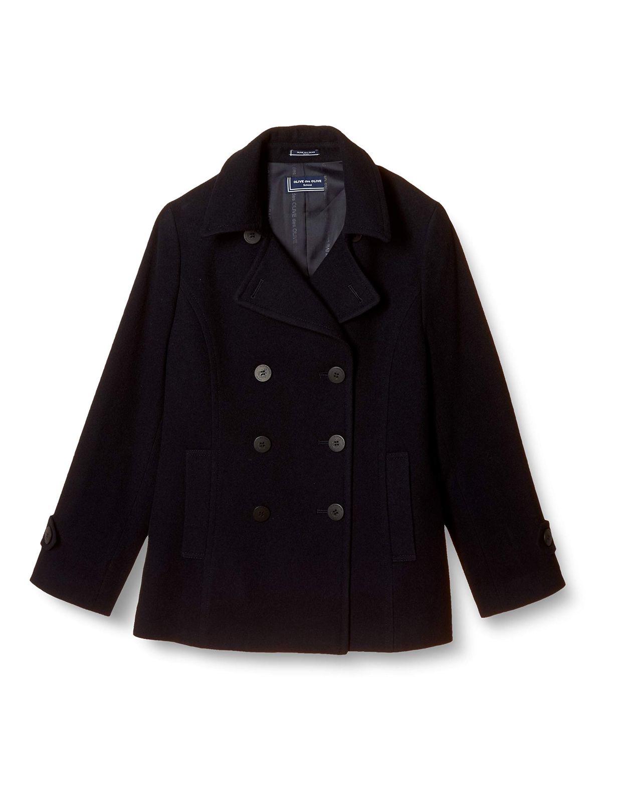 オリーブデオリーブスクール シンプルピーコート 1J90006-88-M