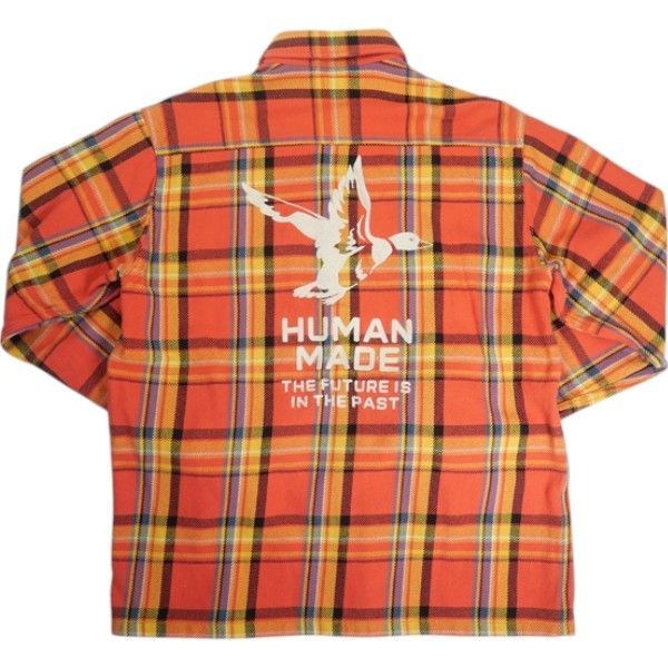 Size【M】 HUMAN MADE ヒューマンメイド CHECK SHIRT Orange Size【M】 HUMAN MADE ヒューマンメイド CHECK SHIRT Orange