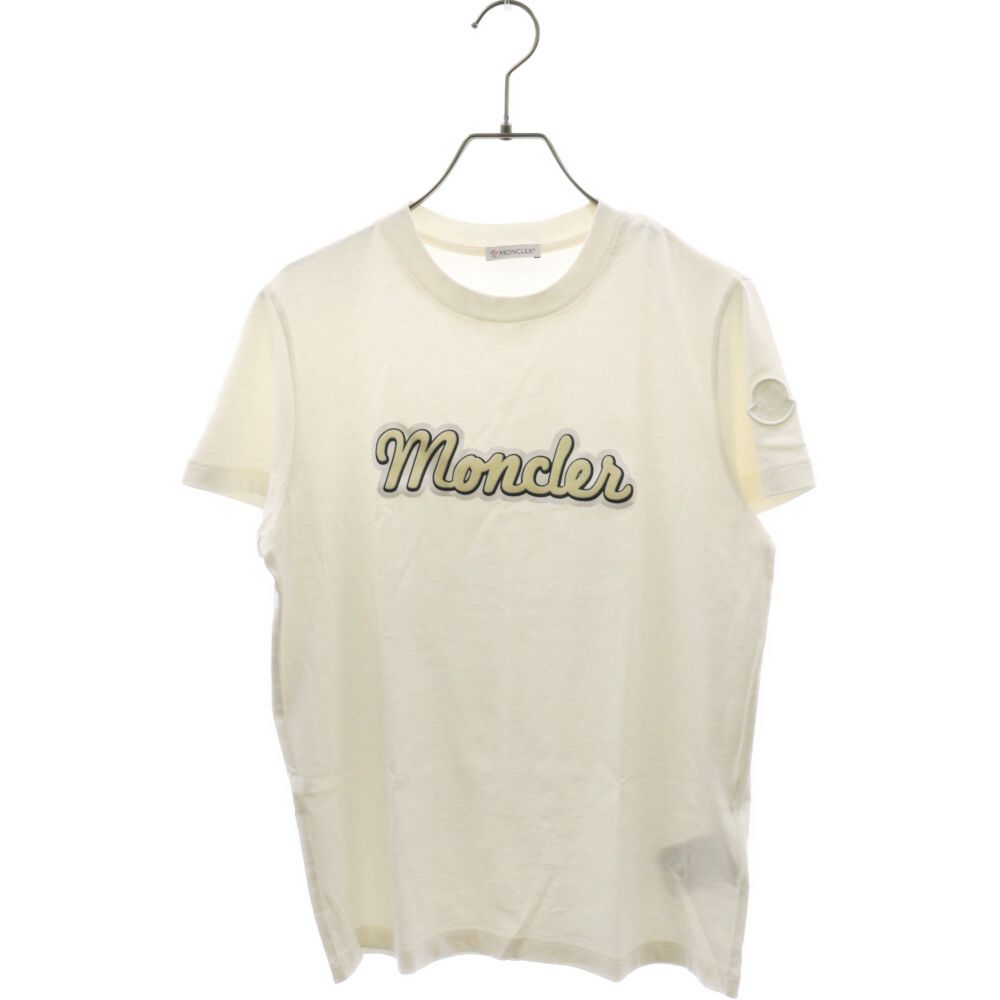 MONCLER (モンクレール) MAGLIA MANICHE CORTE SS フロントロゴ 