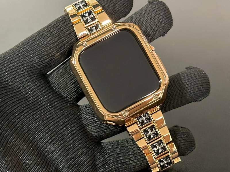 メタルローズ Apple Watchバンド リンクブレスレット ステンレス アップルウォッチカスタムベルト メッキ加工TPUカバー 保護ケース 38mm40mm41mmm42mm44mm45mm46mm49mm ultra ウルトラ メンズ レディース WWW_OPDRERGINERDOGAN_COM