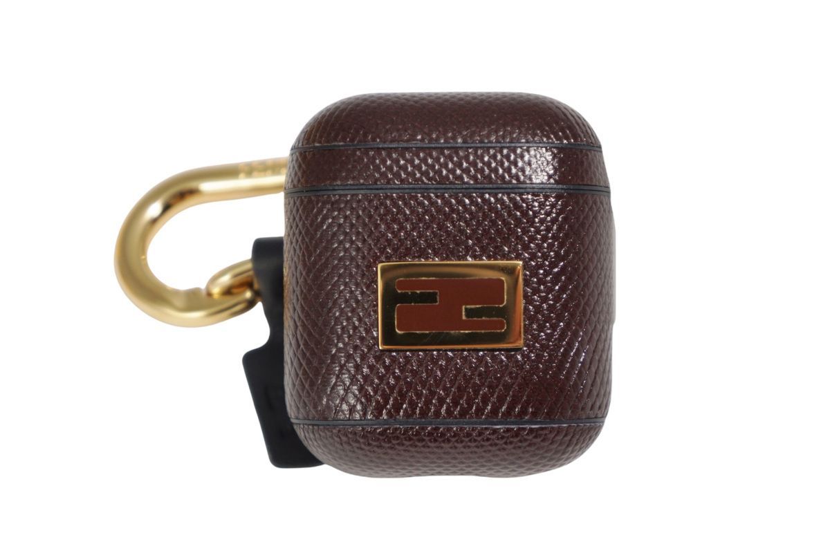 I270.. FENDI フェンディ Airpods case エアーポッズ ケース ☆ ブラウン-