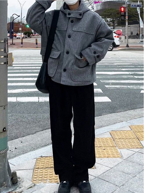 最高級 ラッドミュージシャン トレンチコート ロング メンズ 42 S ブラック