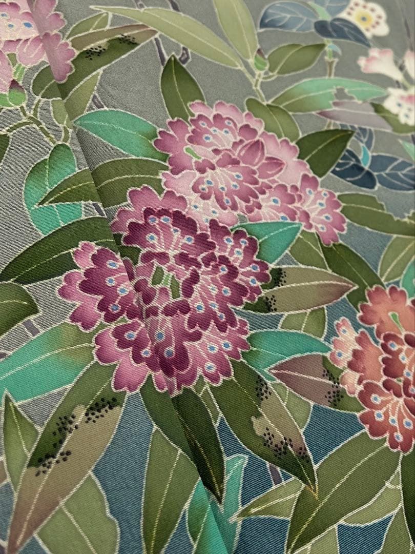 本加賀友禅 寺西光博 落款入 訪問着 花文様 正絹 X300 - メルカリ 本加賀友禅 寺西光博 落款入 訪問着 花文様 正絹 X300 - メルカリ