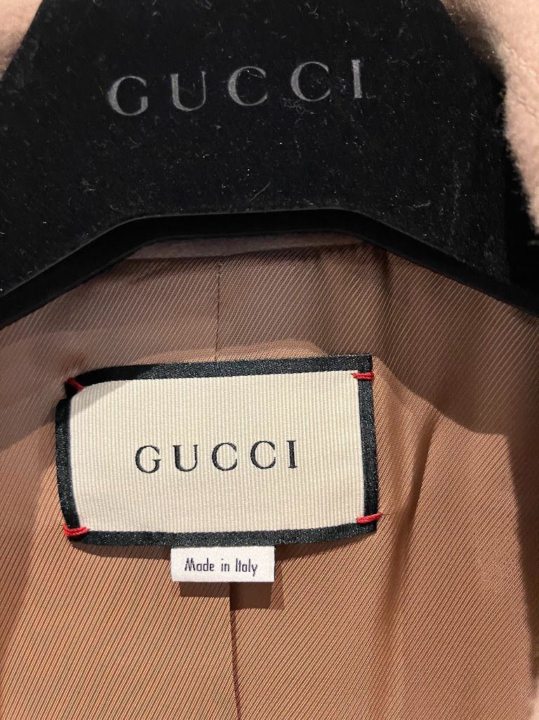 ITH41MN4SWPL】GUCCI グッチ コート ベージュ ピーコート ショート