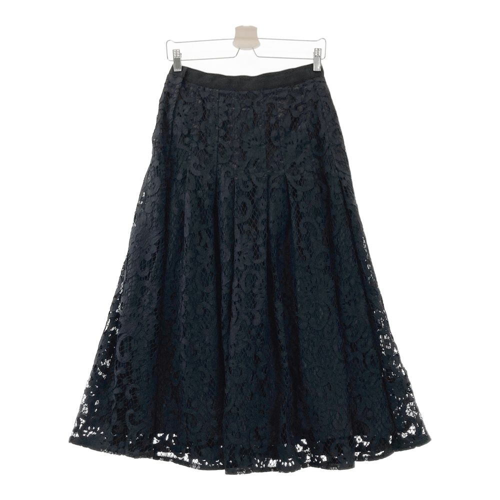 ADORE アドーア 531-3120006 フラワーラッセル レーススカート ブラック系 38 240101480570 レディース