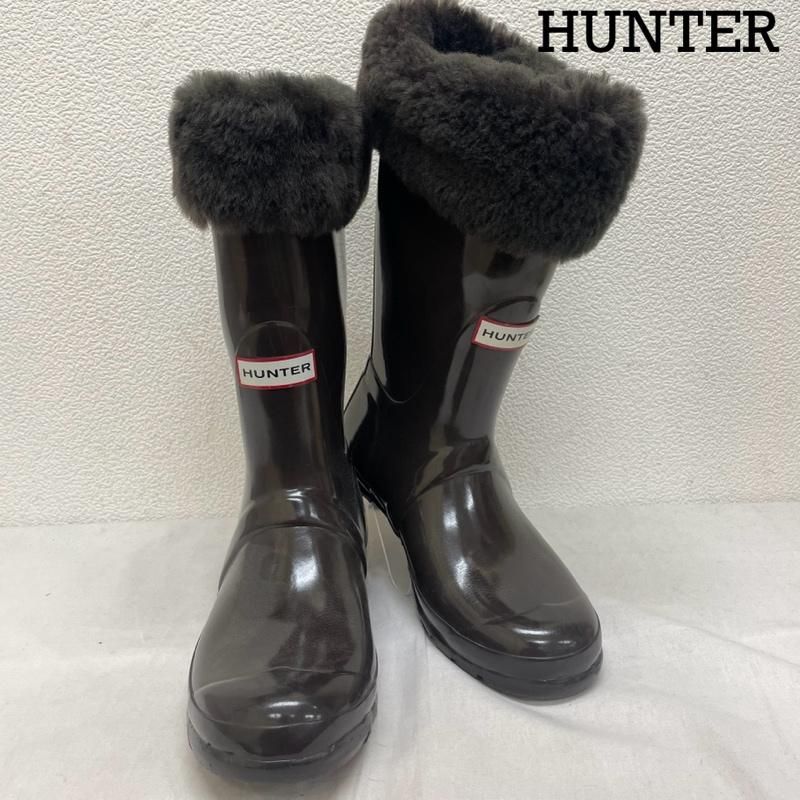 HUNTER ハンター 長靴 レインシューズ W23754 AMPSTEAD SHORT レイン シューズ ブーツ ボア