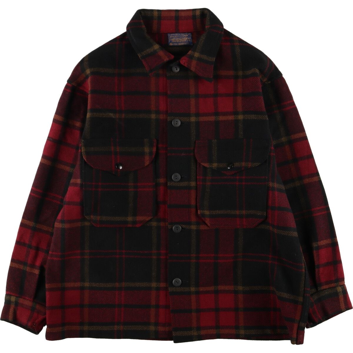 ペンドルトン ウールジャケット 古着 60年代 ペンドルトン PENDLETON チェック柄 ウールジャケット