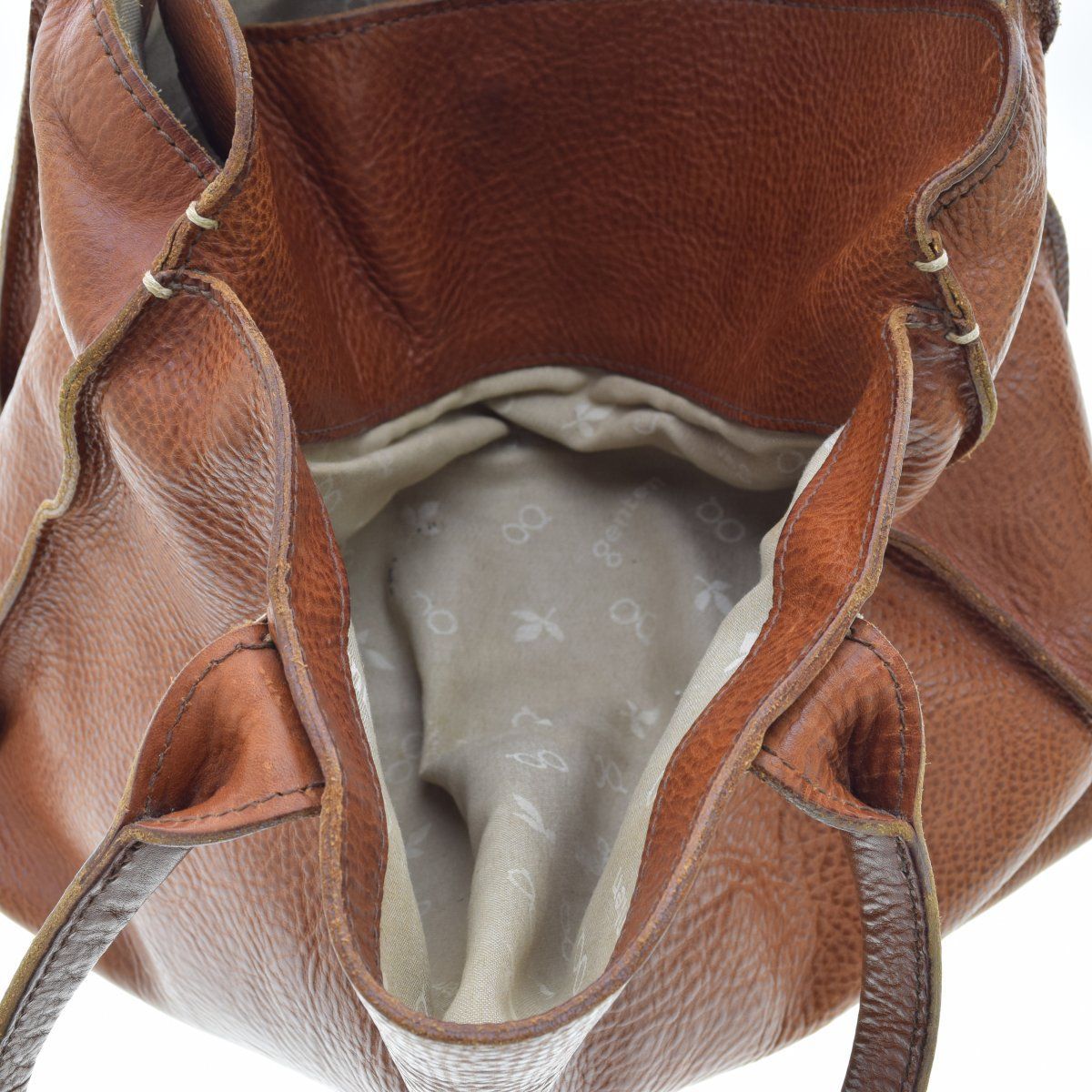 良品】dan genten ゲンテン レザーボストンバッグ ゴートヌメ 山羊革