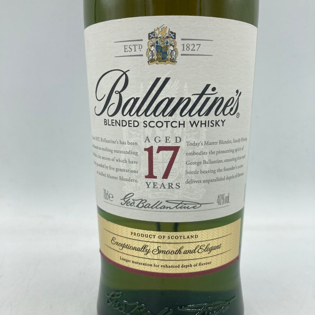 バランタイン 17年 700ml 40% 未開栓 ウイスキー - メルカリ