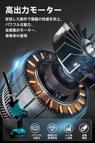  電動ノコギリ レシプロソー バッテリ ノコギリ のこぎり 電動カッター 充電式レシプロソー ブルー WFJ Amp 電動のこぎり 切断工具 切断機