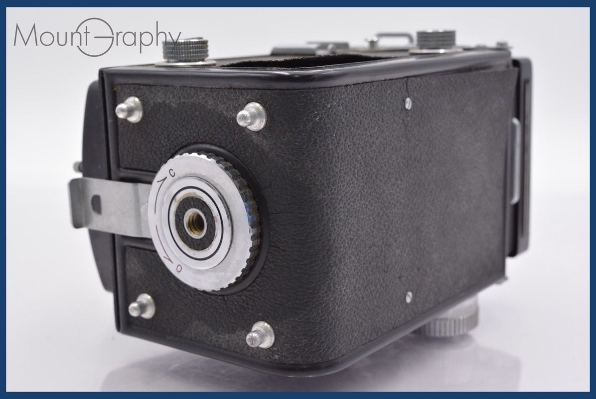 ☆実用美品☆ ヤシカ YASHICA yashicaflex 80mm F3.5 C型 前キャップ付  