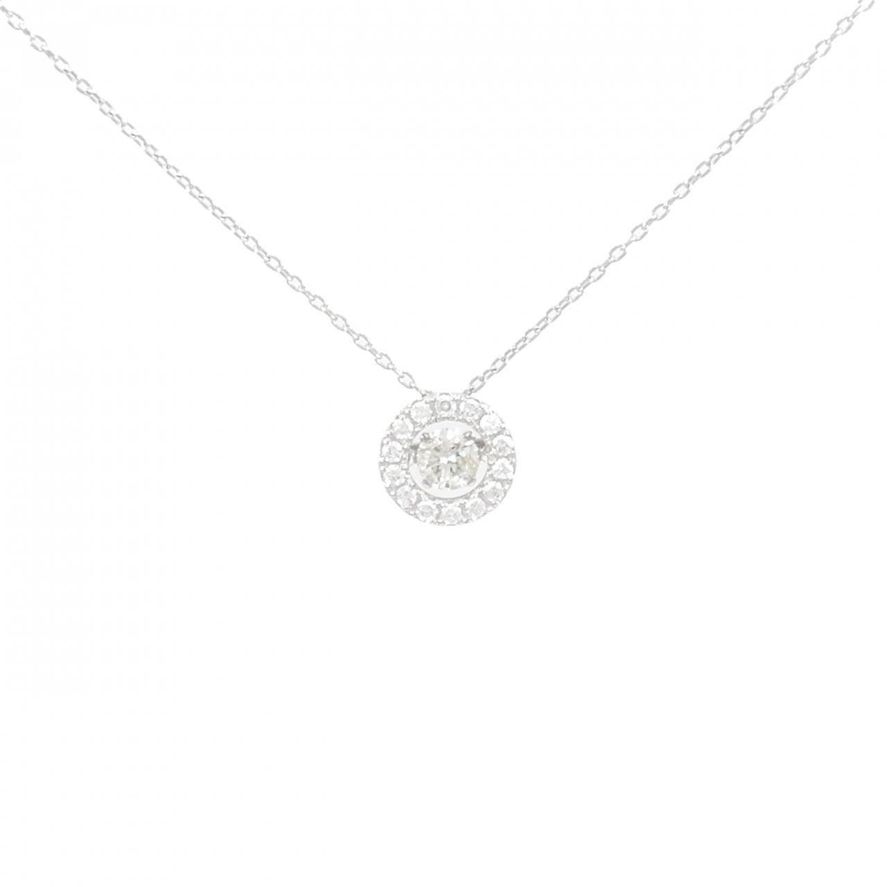 PT900/PT850 ダイヤモンド ネックレス 0.32CT 【公式通販】