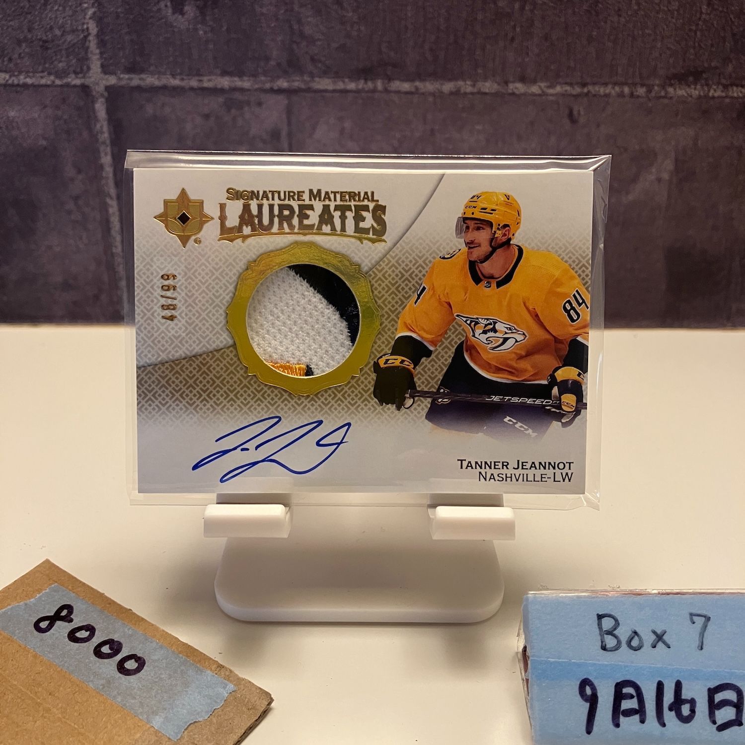 2022-23 Upper Deck Ultimate Collection Tanner Jeannot 48/99 サイン