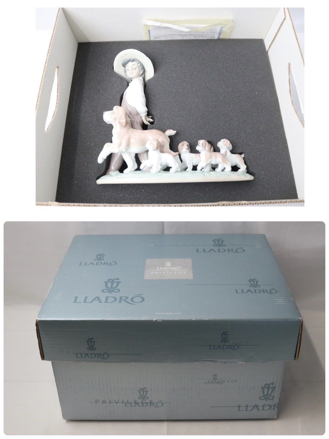 リヤドロ LLADRO 僕の仲間たち NO.6828 フィギュリン 陶器人形