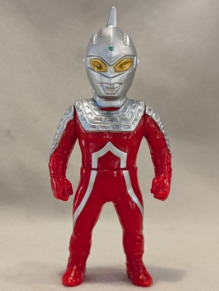 MAXTOY ミニソフビ怪獣倉庫シリーズ ウルトラセブン 赤成型/銀/緑/目金