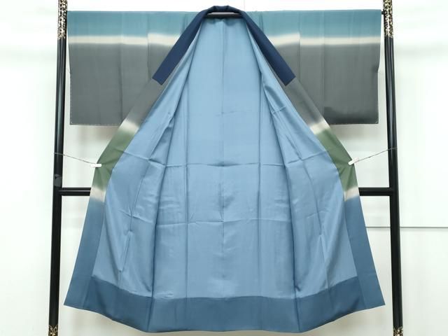 平和屋着物□極上 男性 本場大島紬 アンサンブル・長襦袢セット 100  