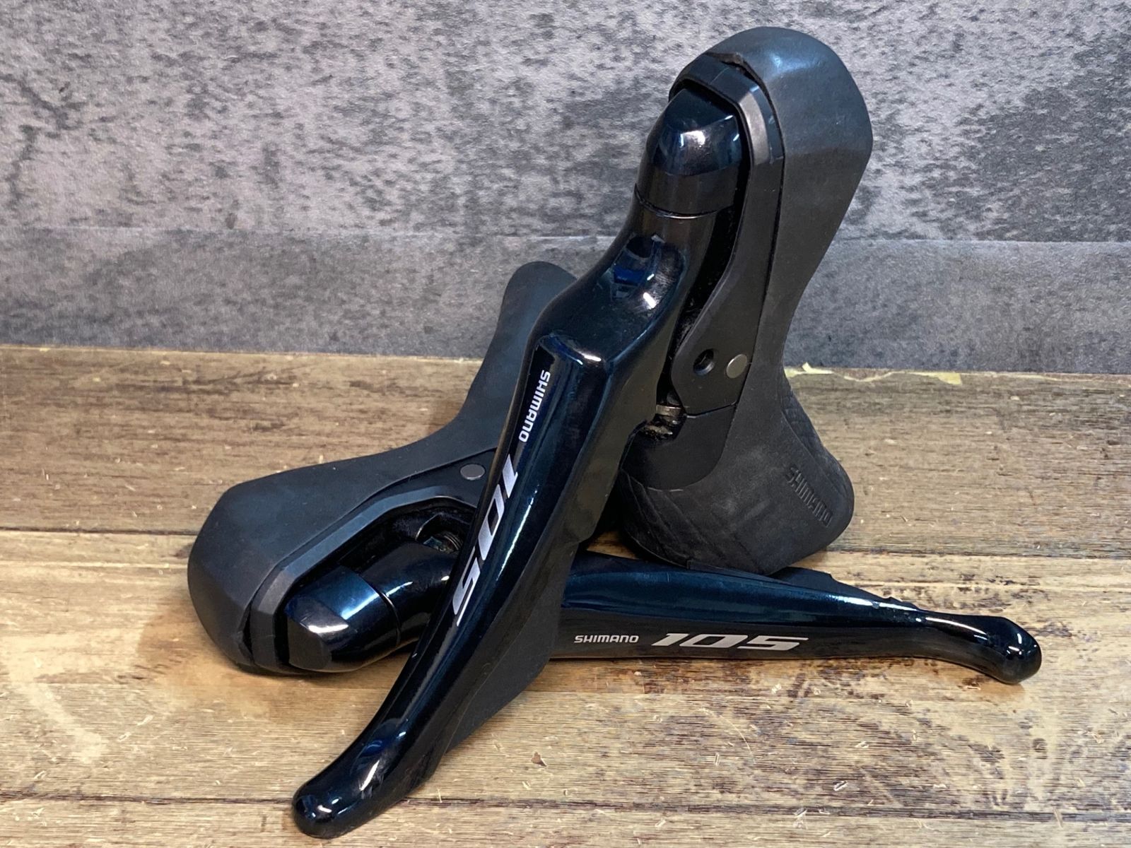 IX763 シマノ SHIMANO 105 ST-R7020 STIレバー 2x11S 油圧 左レバー ジャンク