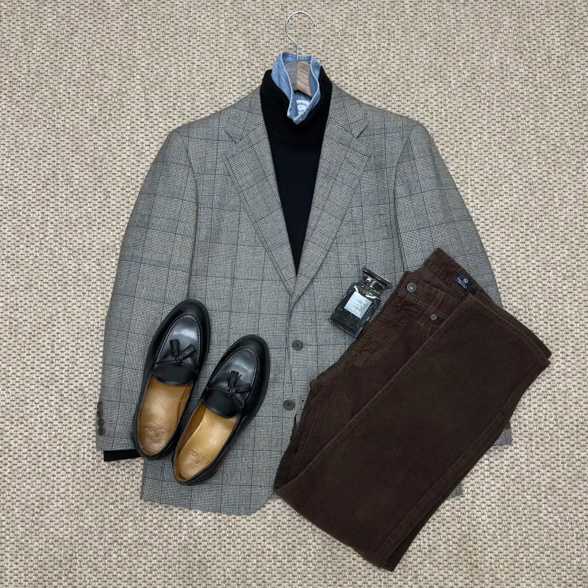 CHAPS by ralph lauren Ralph Lauren ラルフローレン グレンチェック ウール ツイード ジャケット