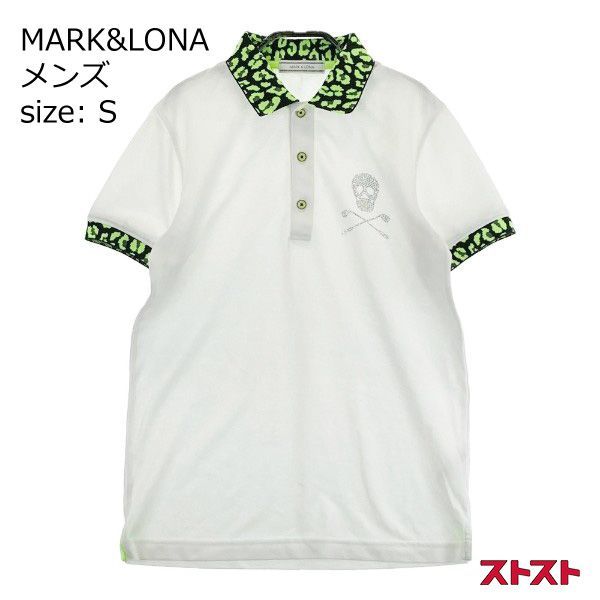 MARK & LONA レオパード柄ポロシャツ MARK&LONA マークアンドロナ 半袖ポロシャツ ストーン ヒョウ柄