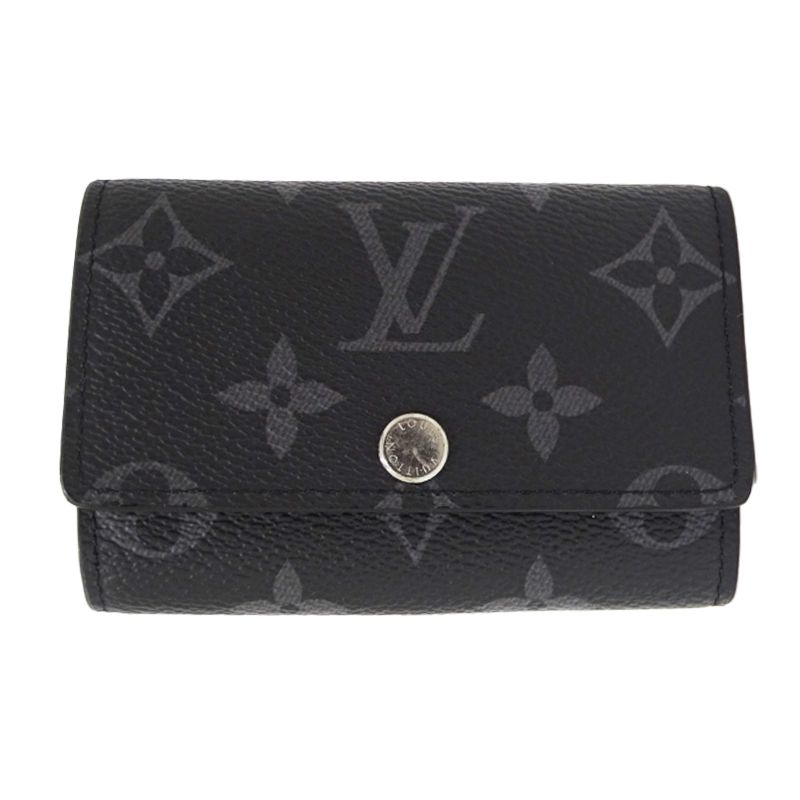 ルイ ヴィトン LOUIS VUITTON キーケース モノグラム エクリプス メンズ ブランド ミュルティクレ 6 ブラック グレー M82603 6連キーケース おしゃれ 定番